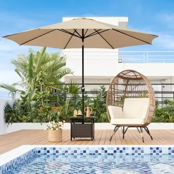 Yaheetech Egg Rattan Chair for Cozy Indoor & Outdoor Relaxation
