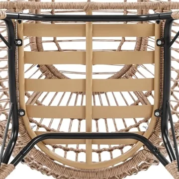 Yaheetech Egg Rattan Chair for Cozy Indoor & Outdoor Relaxation