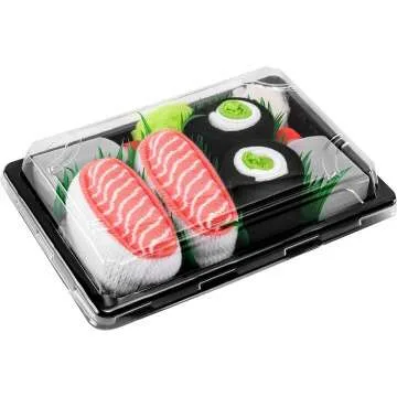 Sushi Socks Box - 2 Pairs of Unique Sushi Designs
