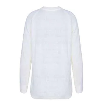 Cogild Women's Heart Design Pullover Sweater for All Occasions