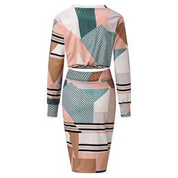 Aniywn Women 2 Piece Skirt Suit for Elegant Style