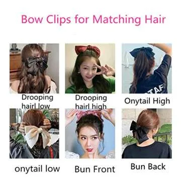 Elegant Hair Bows and Barrette Accessories - Perfect Gift for Women and Girls