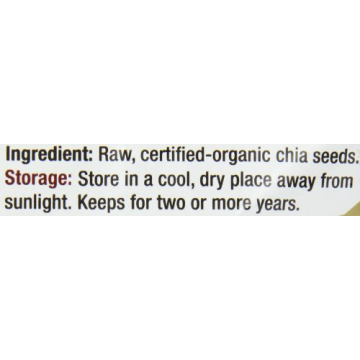 Nutiva Organic Premium Raw Ground Chia Seeds, 12 Oz, USDA Organic, Non-GMO, Whole 30 Approved, Vegan, Gluten-No & Keto, Nutrient-Dense Seeds with 3g Protein & 5g Fiber for Salads, Yogurt & Smoothies
