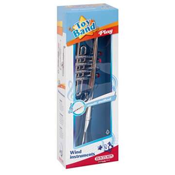 Bontempi Toy Trumpet Horn for Kids: Color-Coded Musical Fun!