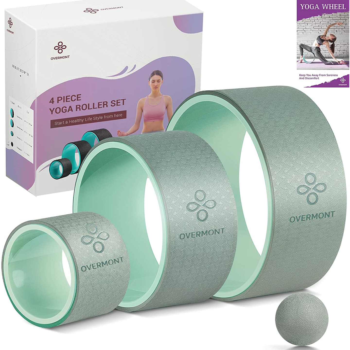 Yoga Wheel Set – Enhance Flexibility & Relieve Pain