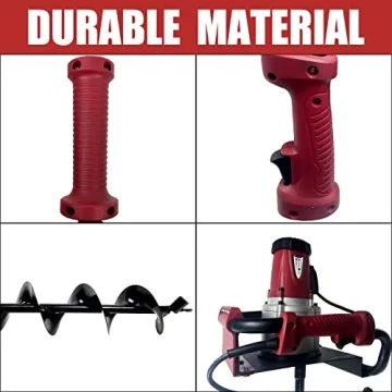 JACKCHEN 1500W Electric Post-Hole Digger for Easy Digging