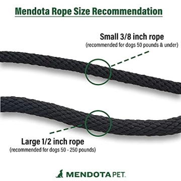 Mendota Slip Leash - Dog Lead & Collar Combo for Small Breeds