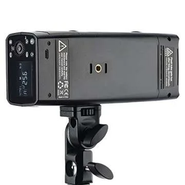 GODOX AD200 Pro AD200Pro Strobe, 200Ws 2.4G Flash Strobe, 1/8000 HSS, 500 Full Power Flashes, 0.01-1.8s Recycling, 2900mAh Battery, Bare Bulb/Speedlite Fresnel Flash Head, Lightweight Compact