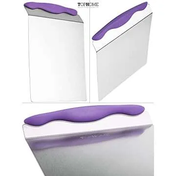 TOPHOME Kitchen Baking Cake Safe Lifter Transfer Shovel Stainless Steel Cookie Spatula Bottom Mover ...