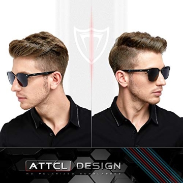 ATTCL Polarized Sunglasses Ultra Light Black