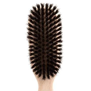 Chris Christensen Boar Dog Brush, Groom Like a Professional, Natural Boar Bristles, Beech Wood Handle, Distributes Natural Oils Making for a Healthy Coat