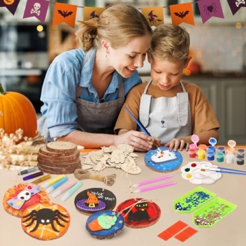 Halloween Wooden Painting Craft Kits for Kids Ages 6-12