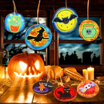 Halloween Wooden Painting Craft Kits for Kids Ages 6-12