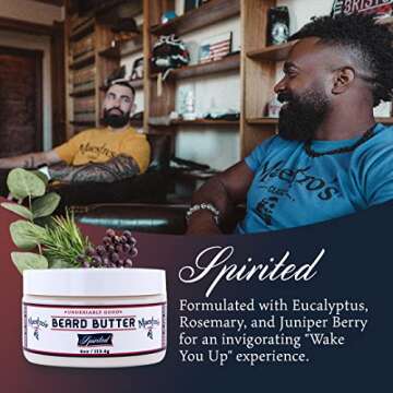 Maestro's Classic BEARD BUTTER | Anti-Itch, Extra Soothing, Hydrating Beard Creme For All Beard Types & Lengths- Spirited Blend, 4 Ounce