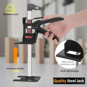 Labor Saving Arm Jack for Home Projects and DIY
