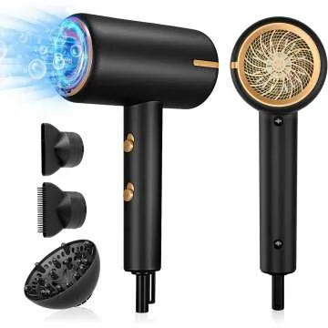 Ionic Hair Dryer 1600W Professional with Diffuser