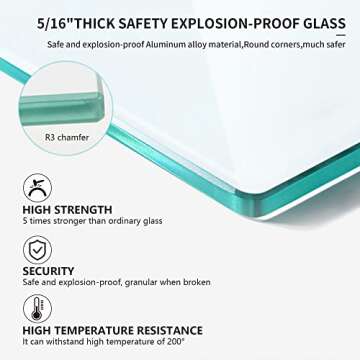 Modern Single Panel Shower Door with Matte Black Finish