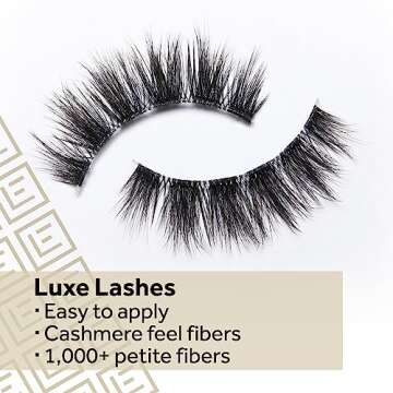 Eylure Luxe Cashmere No. 8 False Lashes - Natural Elegance