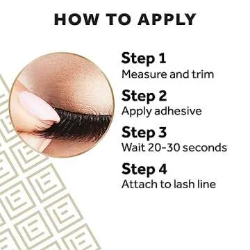 Eylure Luxe Cashmere No. 8 False Lashes - Natural Elegance