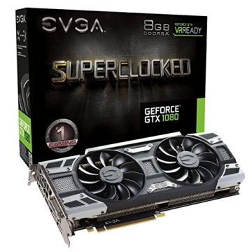 EVGA GeForce GTX 1080 SC GAMING ACX 3.0, 8GB GDDR5X - Unmatched Performance and Cooling