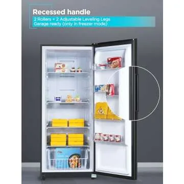 BLACK+DECKER 14 Cu. Ft. Convertible Freezer Refrigerator