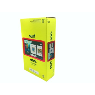 ONN 8-inch Kids Tablet, - 2.0 GHz Quad-Core, 32GB Storage, 2GB RAM, 8" (1280 x 800) Touchscreen, Android 12, Charcoal - with Pink Silicone Case (Renewed)