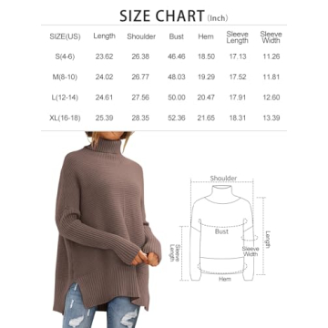 LILLUSORY Oversized Turtleneck Sweater Fall 2024