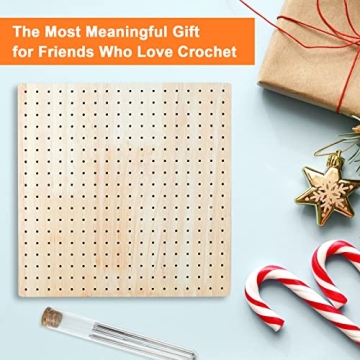 Top Rubber Wooden Crochet Blocking Board with Steel Pins