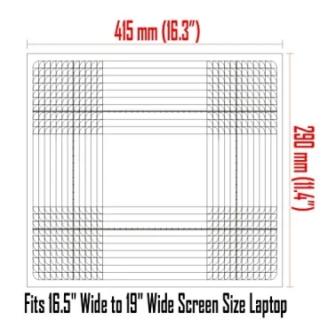 LSS 17 19 Inches Laptop Skin Sticker for Stylish Protection