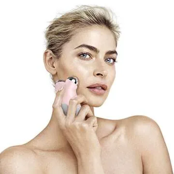 NuFACE Mini Petite Facial Toning Device, Wanderlust Collection + Hydrating Leave-On Gel, Handheld Skin Care Device to Lift Contour Tone Skin + Reduce Look of Wrinkles, FDA-Cleared At-Home System