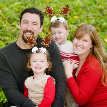 Needzo Gingerbread Man Headband - Festive Holiday Accessory