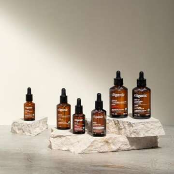 Cliganic USDA Organic Argan Oil, 100% Pure | for Hair, Face & Skin | Natural Cold Pressed Carrier Oil, Imported from Morocco (Packaging May Vary)