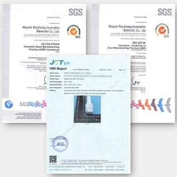 Makartt All in One Foil Nail Art Kit with 15ml Nail Foil Glue Gel& 10 Sheets Flower Designer Nail Foil& Mini Nail Lamp & 6ml Gel Top Base Coat, Nail Design Kit for DIY Nail Decoration Women Girls