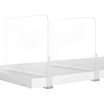 Acrylic Shelf Dividers for Organizing Purses and Sweaters