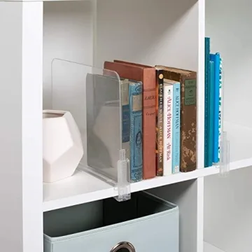 Acrylic Shelf Dividers for Organizing Purses and Sweaters