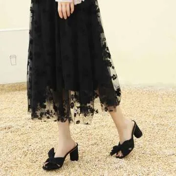 Stylish MICIFA Bow Heeled Sandals for Weddings and Events
