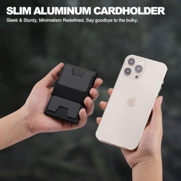 Lightweight Slim Aluminum Wallet with RFID Protection