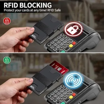 Lightweight Slim Aluminum Wallet with RFID Protection