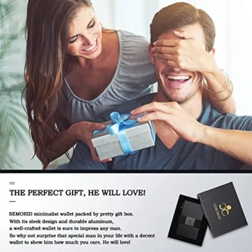 Lightweight Slim Aluminum Wallet with RFID Protection