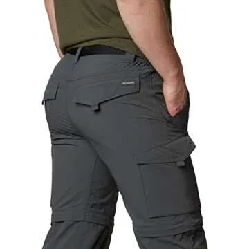 Columbia Men's Convertible Hiking Pants with Sun Protection