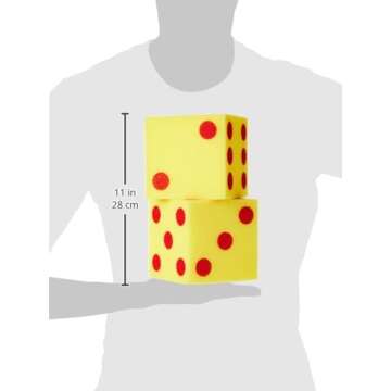 Giant Soft Cubes Dot for Safe Indoor Fun 2-Pack