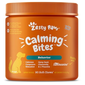 Zesty Paws Calming Chews for Relaxation & Stress Relief