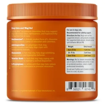 Zesty Paws Calming Chews for Relaxation & Stress Relief