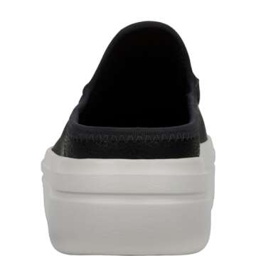 Hey Dude Women's Austin Lift Leather Black Size 6 | Women's Shoes | Women Slip-on Loafers | Comfortable & Light-Weight