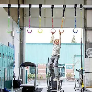 7 Colorful Ninja Rings Kit for All Ages - Fun Fitness Equipment