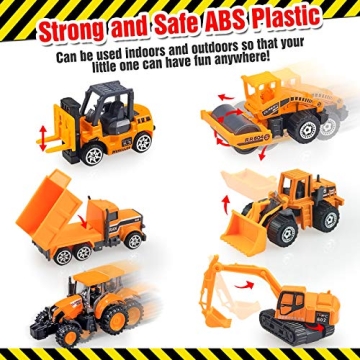 Mini Model Construction Vehicle Toy Set for Kids