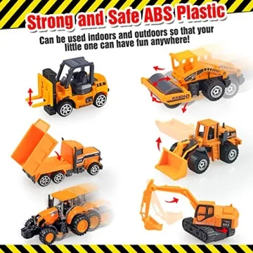 Mini Model Construction Vehicle Toy Set for Kids