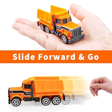 Mini Model Construction Vehicle Toy Set for Kids