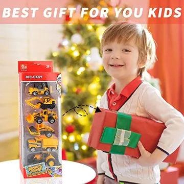 Mini Model Construction Vehicle Toy Set for Kids