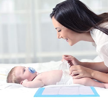 Rocinha 100 Pack Disposable Baby Changing Pads - Waterproof & Portable